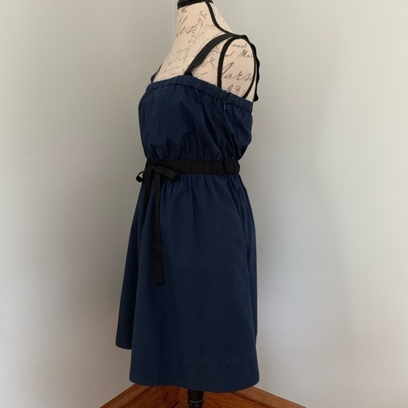 LANDS’ END CANVAS Navy Blue A-Line Dress - Picture 3 of 7